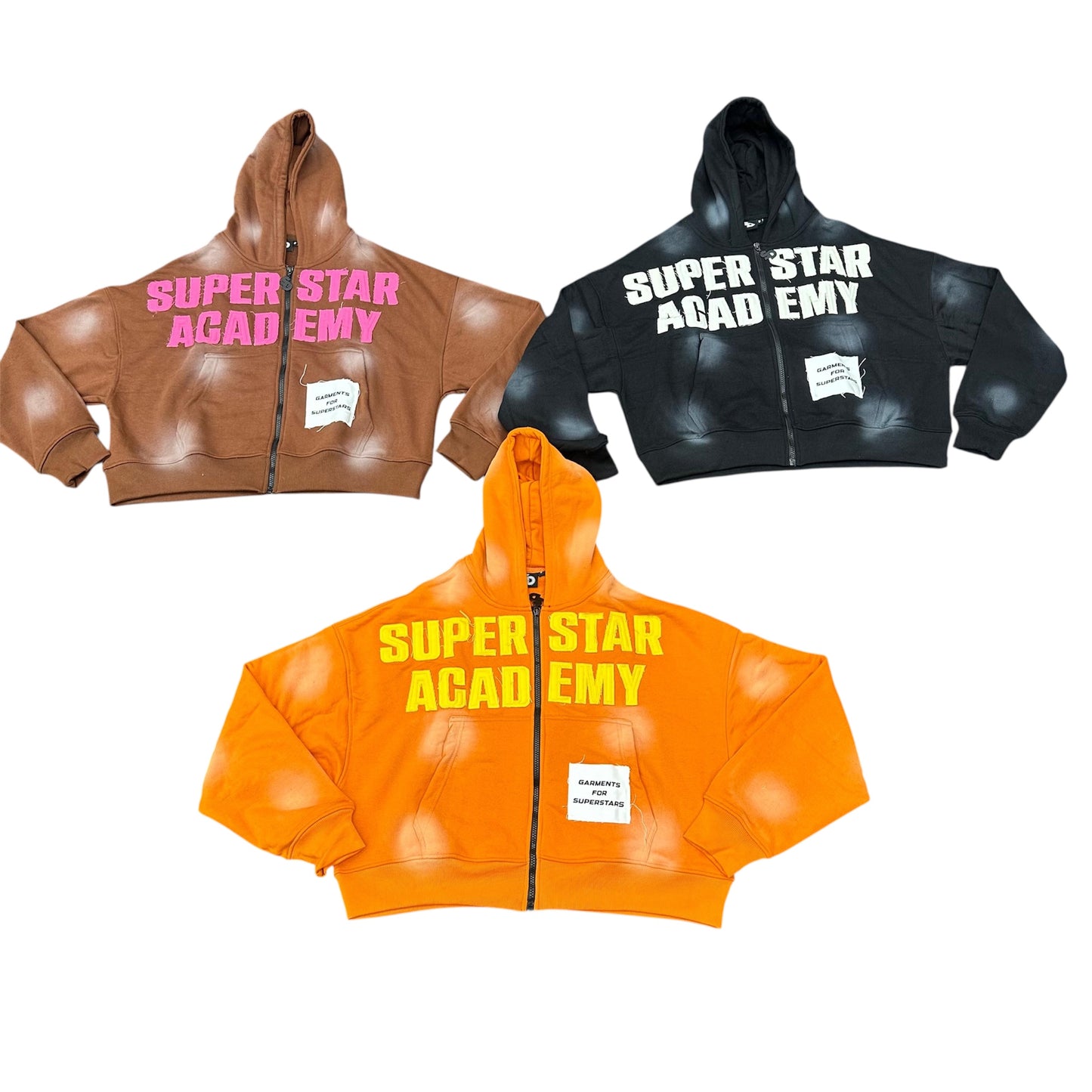 BROWN/PINK SUPERSTAR ACADEMY HOODIE