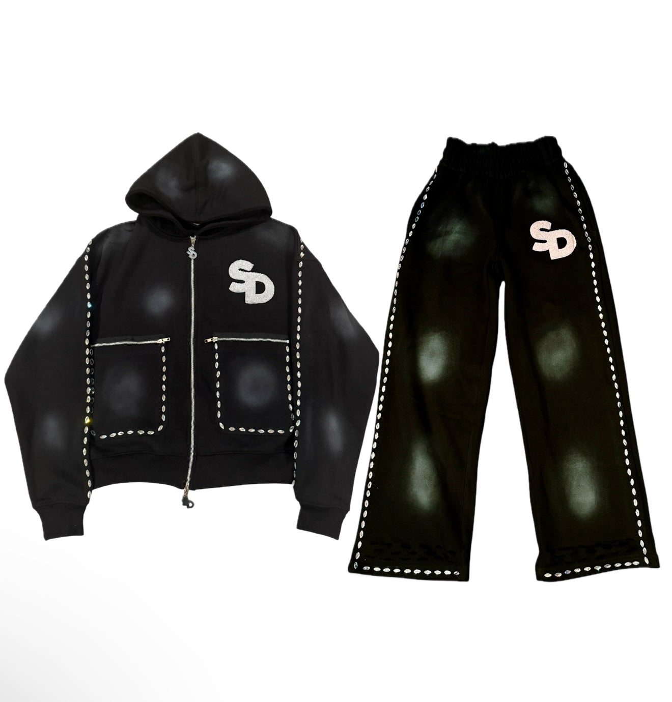 SD BLACK RHINESTONE SET