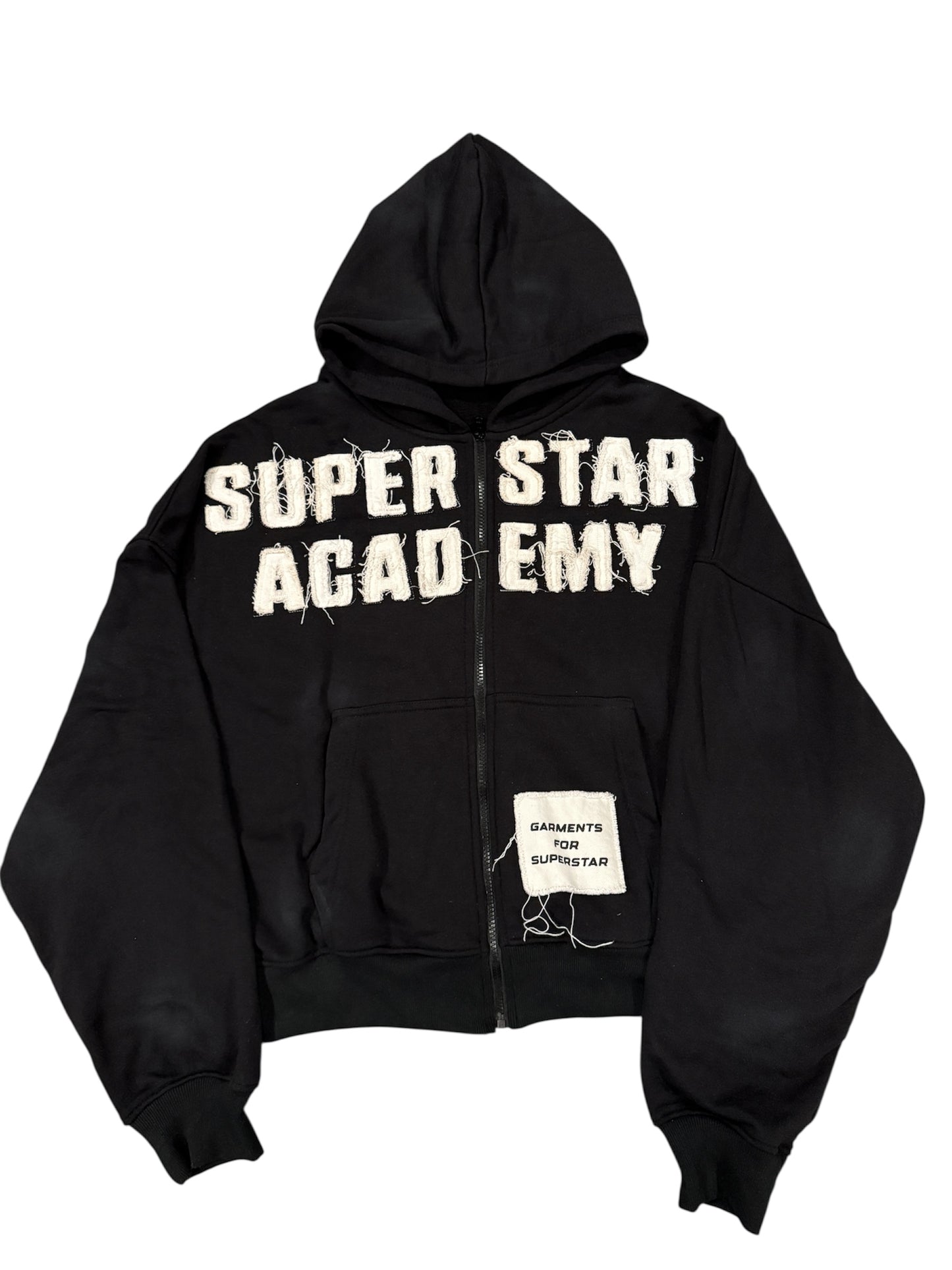 Black/white SUPERSTAR ACADEMY HOODIE