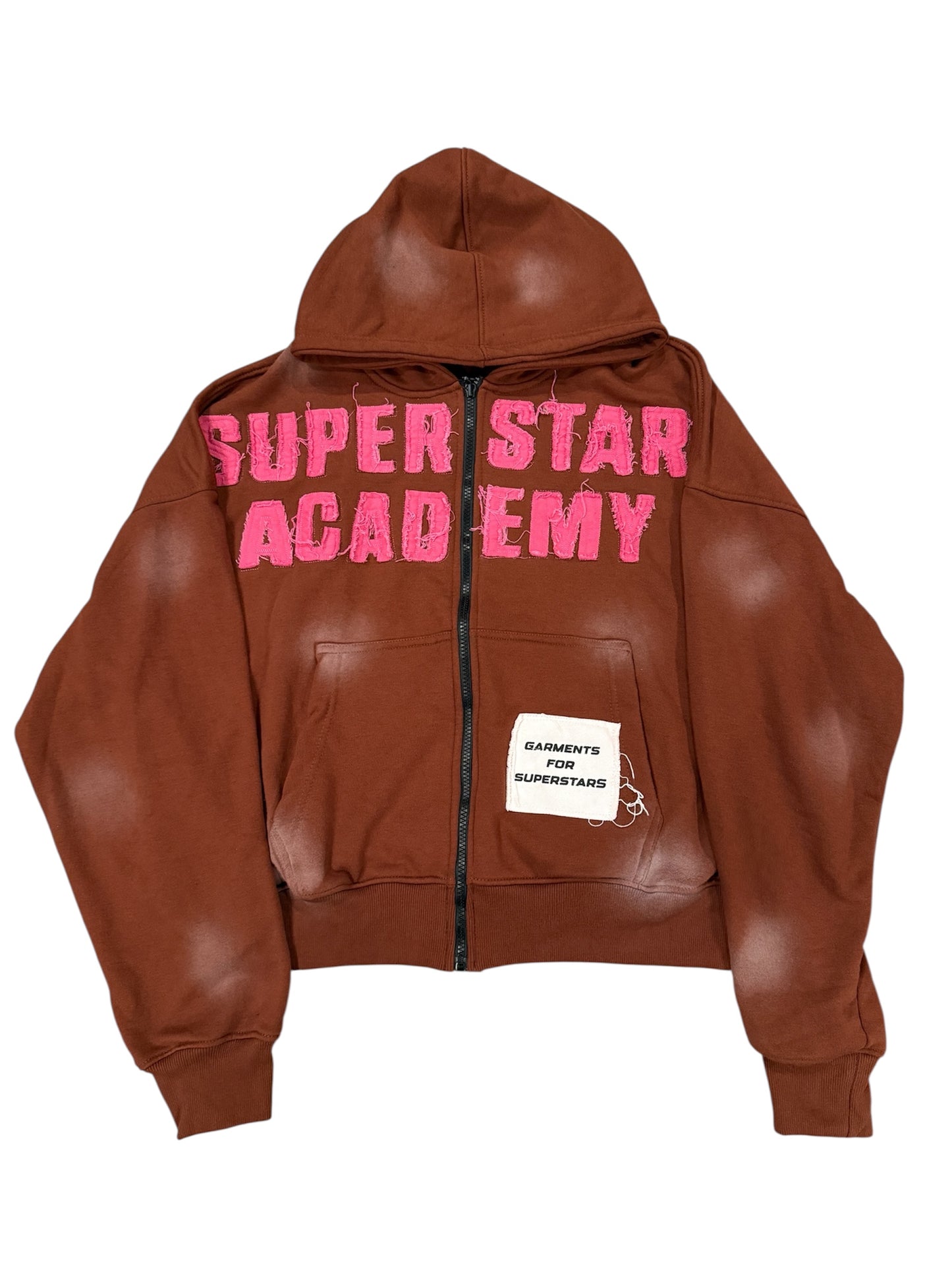BROWN/PINK SUPERSTAR ACADEMY HOODIE
