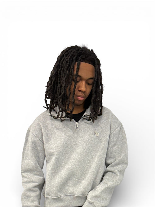 Sd quarter zip grey