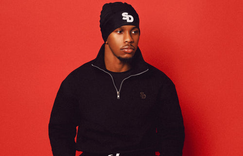 Sd quarter zip black