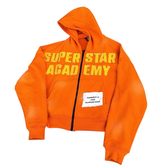Orange superstar academy hoodie